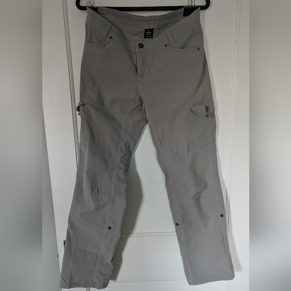 Kuhl Women's Gray Cargo Hiking Pants